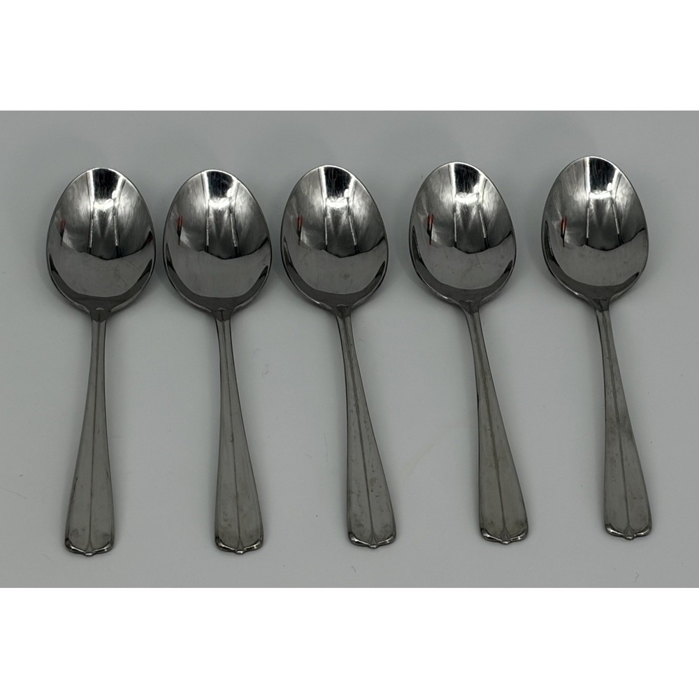 Oneida USA Flatware Tablespoons Gala Impulse Set of 5 Stainless Steel 6 3/4"